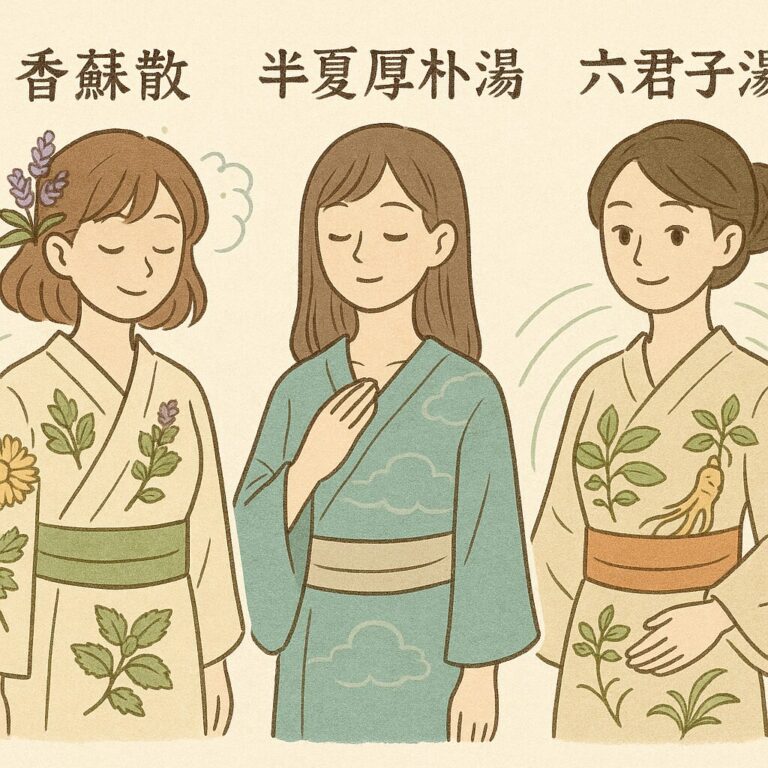 気剤の三姉妹：香蘇散・半夏厚朴湯・六君子湯｜漢方医が解説する構成生薬・作用・症例・ツボ対応まで | 加納渡辺病院| 岐阜市 乳腺外来・痔核手術 ...