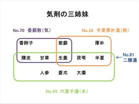 気剤の三姉妹:香蘇散・半夏厚朴湯・六君子湯|漢方医が解説する構成生薬・作用・症例・ツボ対応まで | 加納渡辺病院| 岐阜市 乳腺外来・痔核手術 ...