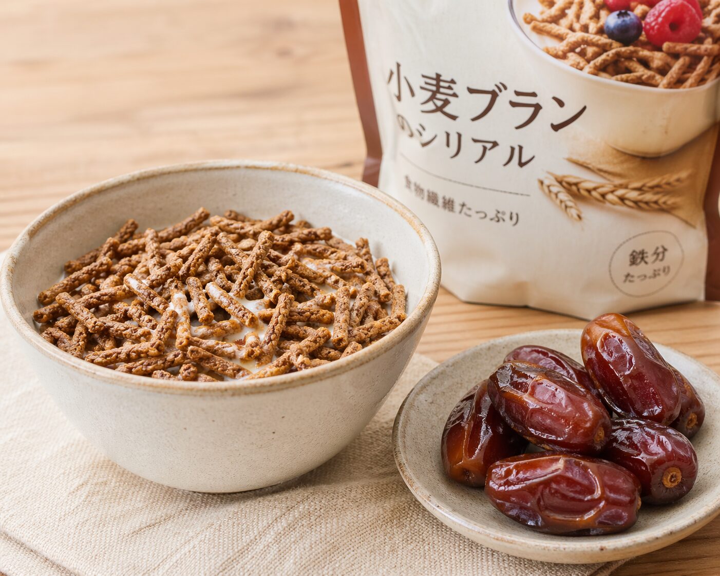 シリアルとドライフルーツ