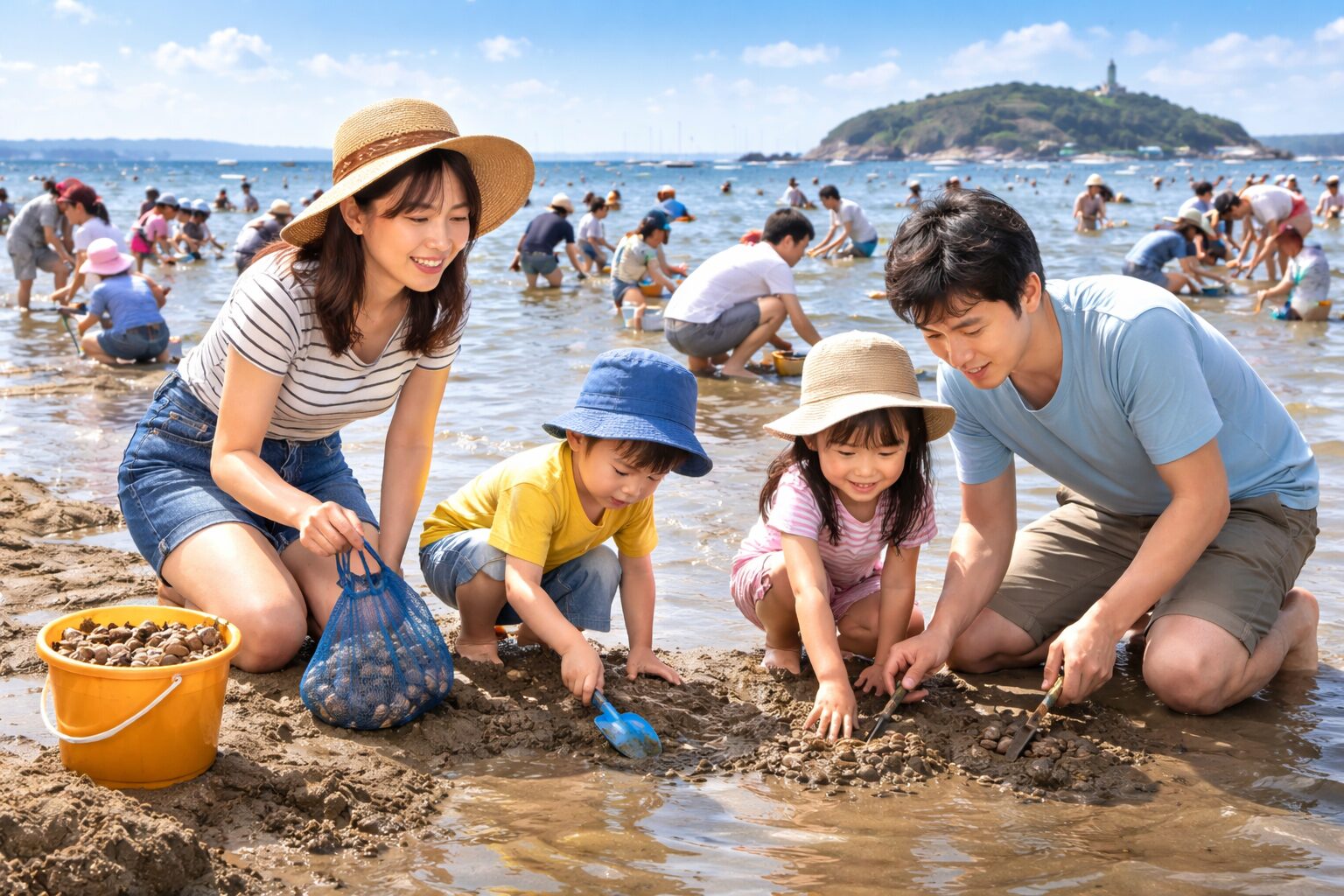 潮干狩りのイメージ